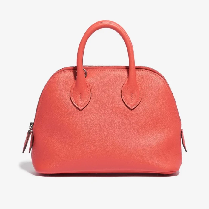 Artisan-Grade Hermès Mini Bolide Evercolor Rose Texas PHW - Replica Handbags - Image 2