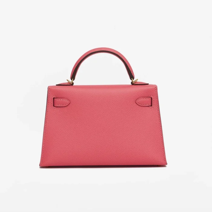 Artisan-Grade Hermès Mini Kelly 20 Epsom Rose Azalee GHW - DLF - Image 2