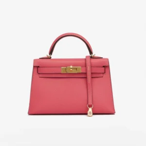 Artisan-Grade Hermès Mini Kelly 20 Epsom Rose Azalee GHW | DLF