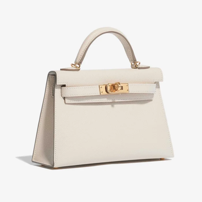 Artisan-Grade Hermès Mini Kelly Epsom Craie GHW - Replica Handbags - Image 4