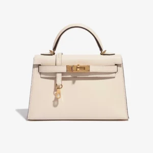 Artisan-Grade Hermès Mini Kelly Epsom Nata GHW - Replica Bags