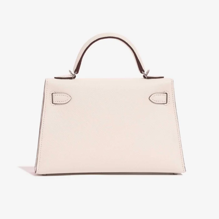 Artisan-Grade Hermès Mini Kelly Epsom Nata PHW - Replica Handbags - Image 2