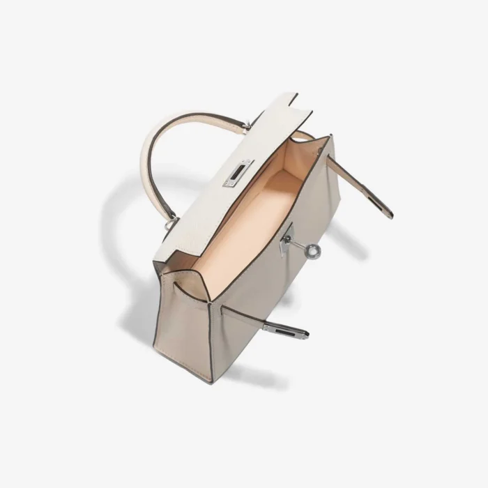 Artisan-Grade Hermès Mini Kelly Epsom Nata PHW - Replica Handbags - Image 5