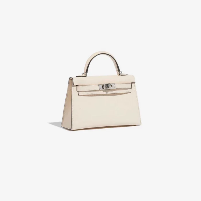 Artisan-Grade Hermès Mini Kelly Epsom Nata PHW - Replica Handbags - Image 4