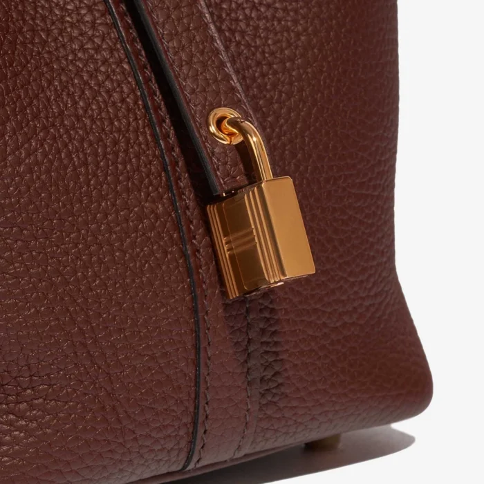 Artisan-Grade Hermès Picotin 18 Rouge Sellier GHW - Replica Handbags - Image 7