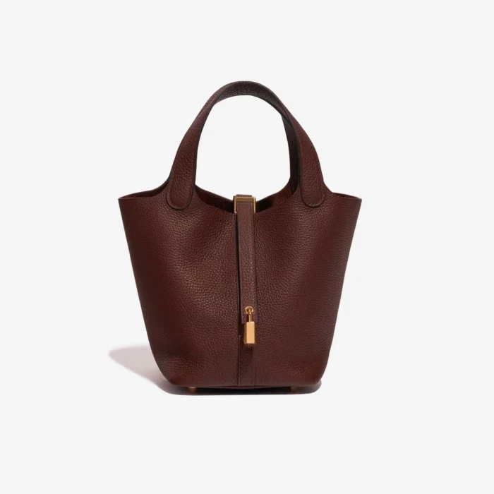 Artisan-Grade Hermès Picotin 18 Rouge Sellier GHW - Replica Handbags