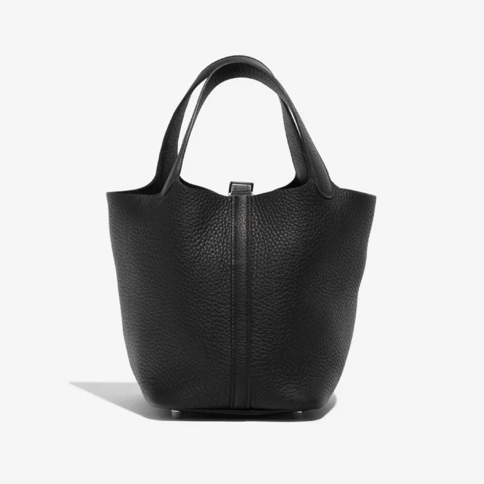 Artisan-Grade Hermès Picotin 18 Taurillon Clemence Black PHW - Replica Handbags - Image 2