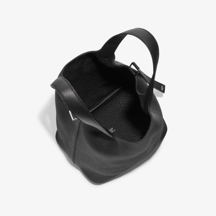 Artisan-Grade Hermès Picotin 18 Taurillon Clemence Black PHW - Replica Handbags - Image 5