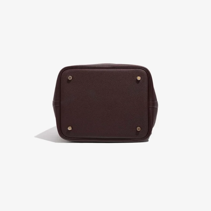 Artisan-Grade Hermès Picotin 22 Clemence Rouge Sellier GHW - Replica Handbags - Image 3