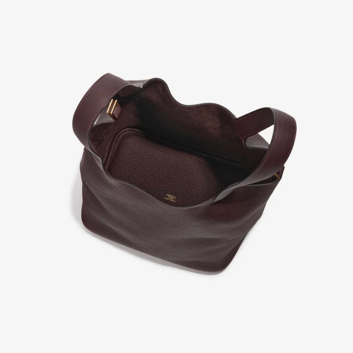 Artisan-Grade Hermès Picotin 22 Clemence Rouge Sellier GHW - Replica Handbags - Image 5