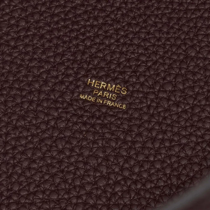 Artisan-Grade Hermès Picotin 22 Clemence Rouge Sellier GHW - Replica Handbags - Image 6