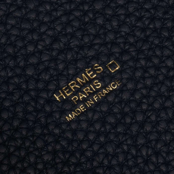 Artisan-Grade Hermès Picotin Touch 22 Matte Alligator/Clemence Blue Nuit/Blue Marine GHW - Replica Handbags - Image 6