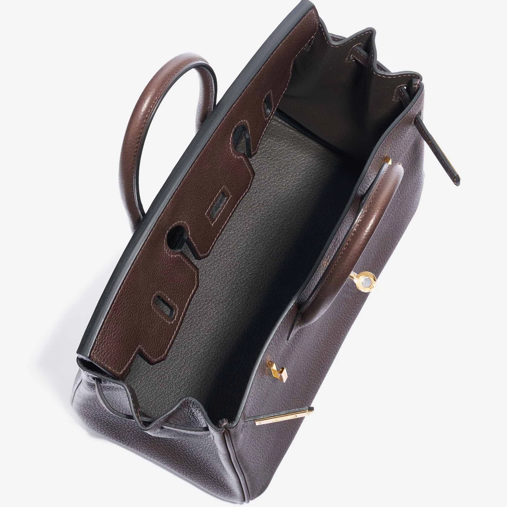 Best Replica Hermès Birkin 25 Barenia Faubourg Ebene GHW - DLF - Image 5