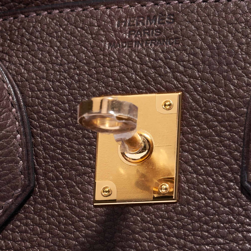 Best Replica Hermès Birkin 25 Barenia Faubourg Ebene GHW - DLF - Image 6