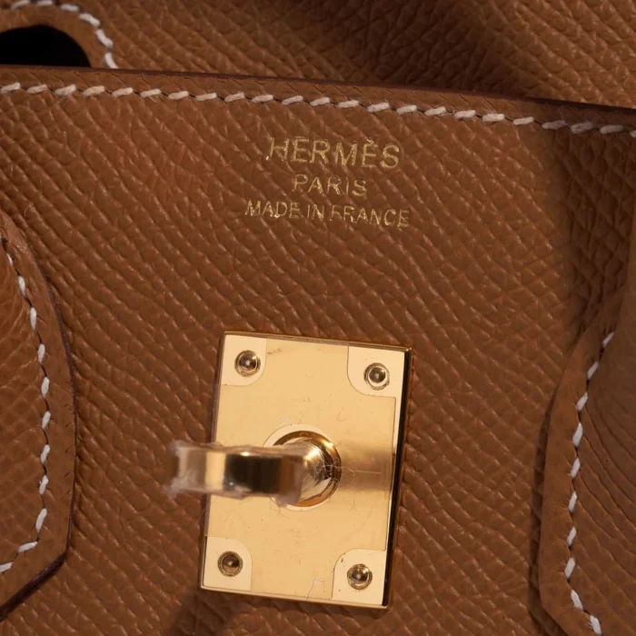 Best Replica Hermès Birkin 25 Epsom Gold GHW - Replica Handbags - Image 5