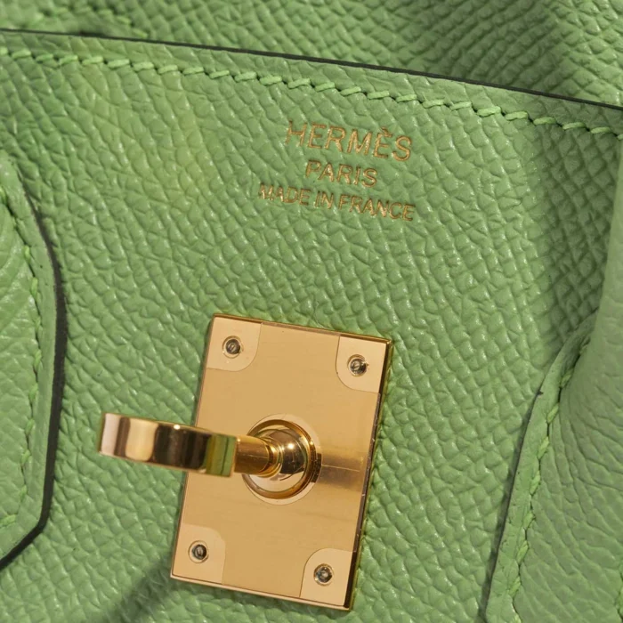 Best Replica Hermès Birkin 25 Epsom Vert Criquet GHW - Replica Handbags - Image 6