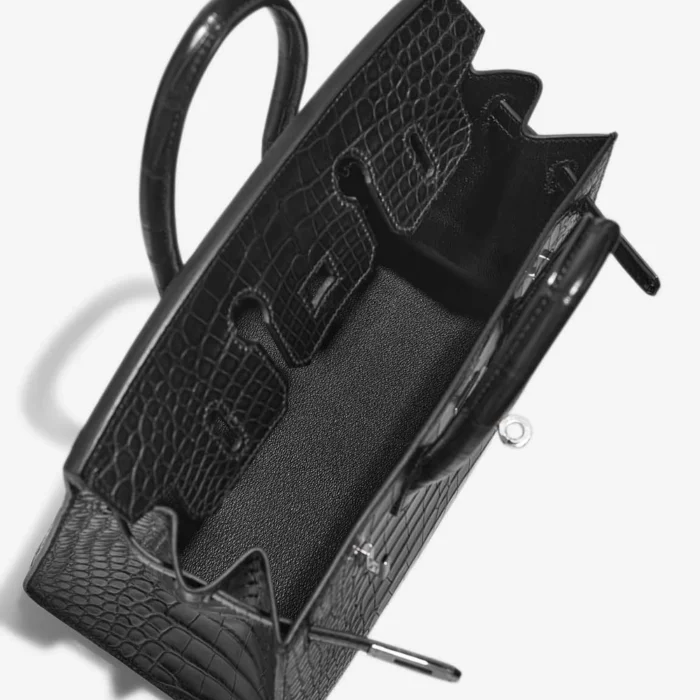 Best Replica Hermès Birkin 25 Matte Alligator Black PHW - Replica Handbags - Image 5