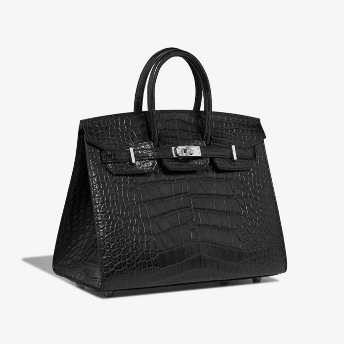 Best Replica Hermès Birkin 25 Matte Alligator Black PHW - Replica Handbags - Image 4