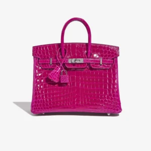 Best Replica Hermès Birkin 25 Niloticus Rose Pourpre PHW