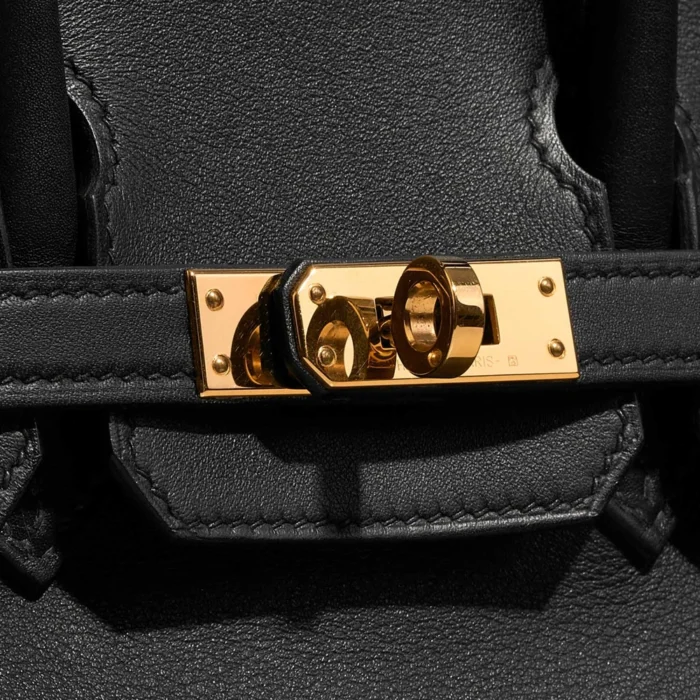 Best Replica Hermès Birkin 25 Swift Black GHW - Replica Handbags - Image 6