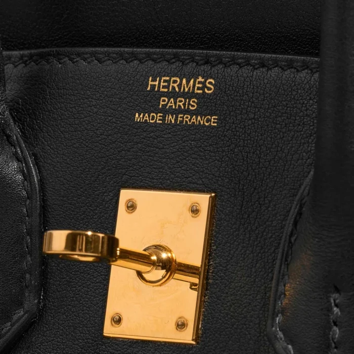Best Replica Hermès Birkin 25 Swift Black GHW - Replica Handbags - Image 5