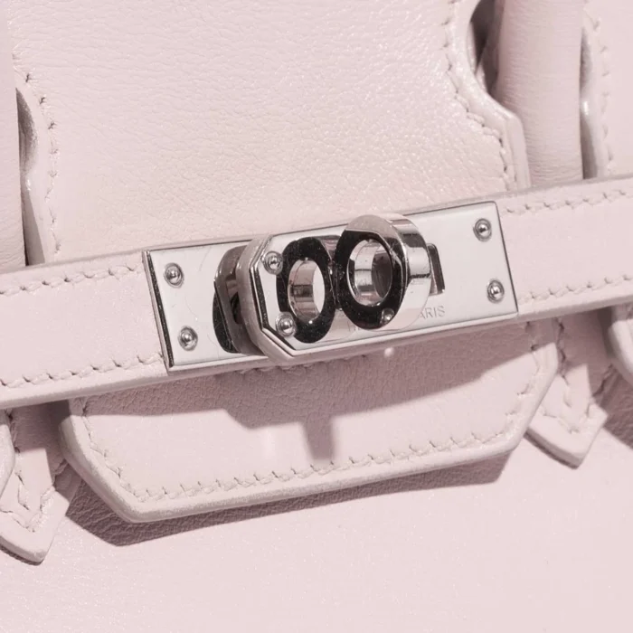 Best Replica Hermès Birkin 25 Swift Rose Dragee PHW - Replica Handbags - Image 7