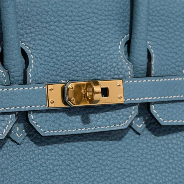 Best Replica Hermès Birkin 25 Togo Bleu Jean GHW - Replica Handbags - Image 7