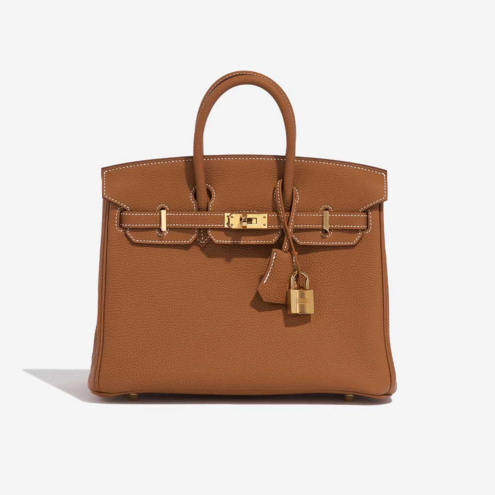 Best Replica Hermès Birkin 25 Togo Gold GHW - Replica Handbags