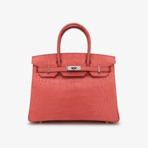 Best Replica Hermès Birkin 30 Alligator Bougainvillier PHW - DLF