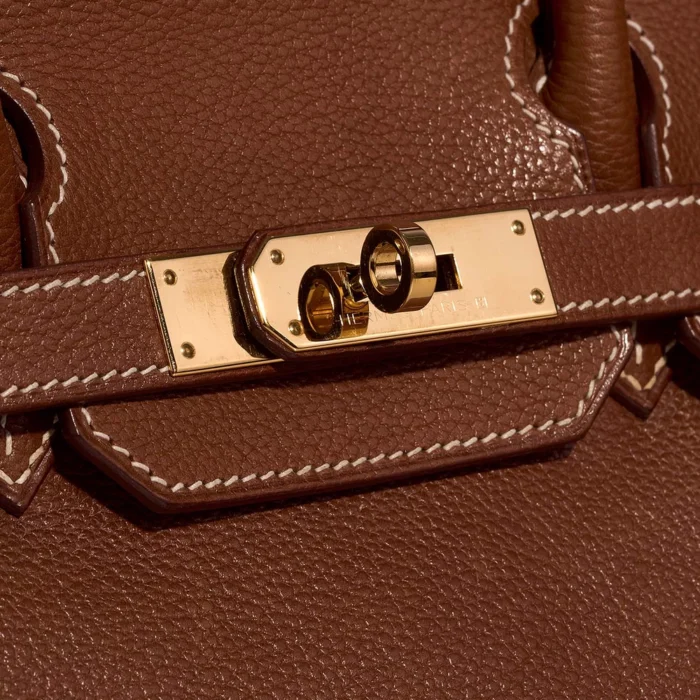 Best Replica Hermès Birkin 30 Barenia Faubourg Fauve GHW - Replica Handbags - Image 7