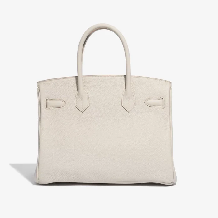 Best Replica Hermès Birkin 30 Clemence Beton PHW - Replica Handbags - Image 2