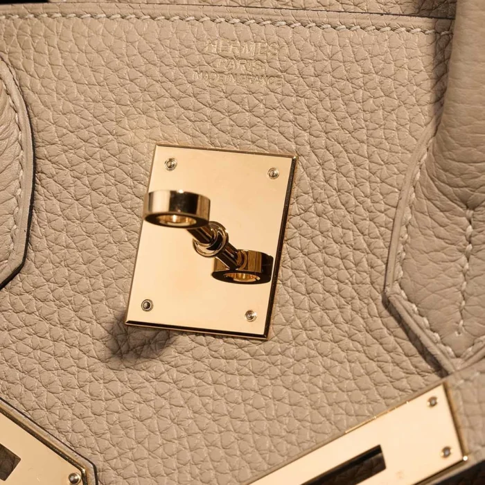 Best Replica Hermès Birkin 30 Clemence Trench GHW - Replica Handbags - Image 6