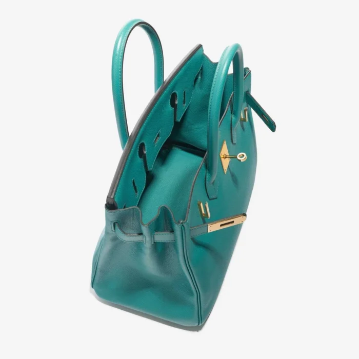 Best Replica Hermès Birkin 30 Epsom Blue Paon GHW - Replica Handbags - Image 5
