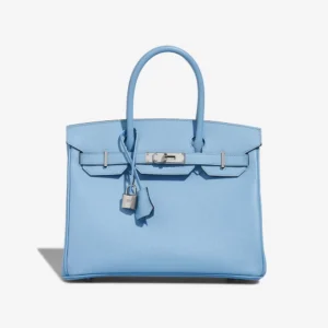 Best Replica Hermès Birkin 30 Epsom Celeste PHW - Replica Handbags