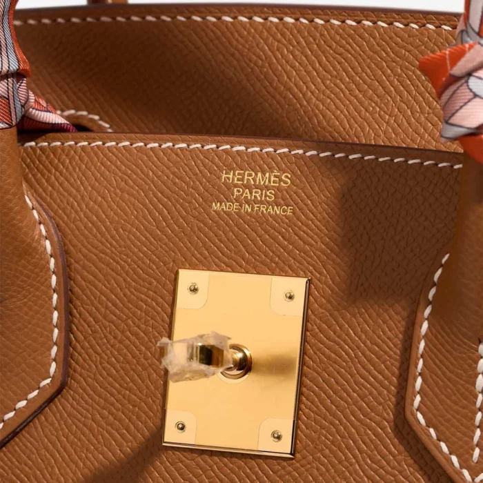 Best Replica Hermès Birkin 30 Epsom Gold GHW - Replica Handbags - Image 6