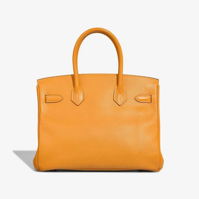 Best Replica Hermès Birkin 30 Epsom Moutarde/Orange PBHW - Replica Handbags - Image 2