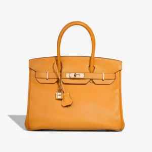 Best Replica Hermès Birkin 30 Epsom Moutarde/Orange PBHW - Replica Handbags