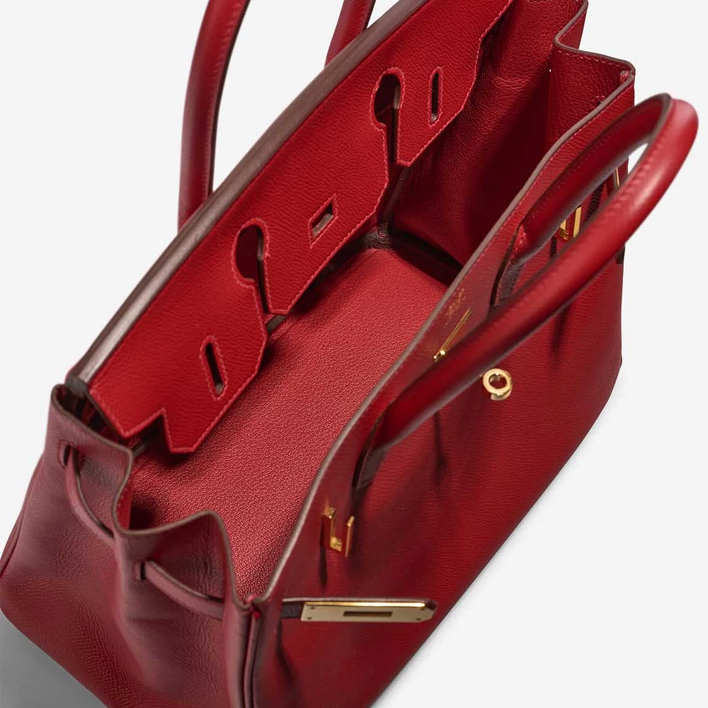 Best Replica Hermès Birkin 30 Epsom Rouge Casaque GHW - Replica Handbags - Image 5