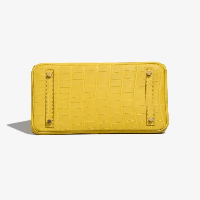 Best Replica Hermès Birkin 30 Matte Alligator Mimosa GHW - Replica Handbags - Image 3