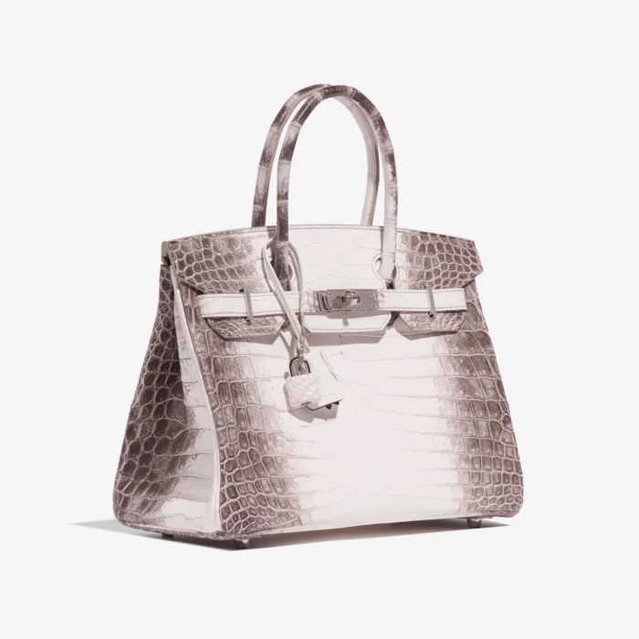 Best Replica Hermès Birkin 30 Niloticus Crocodile Himalaya Blanc PHW - Replica Handbags - Image 4