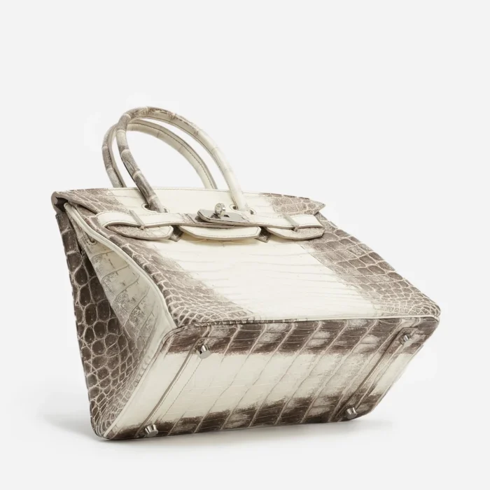 Best Replica Hermès Birkin 30 Niloticus Himalaya Blanc PHW - DLF - Image 3