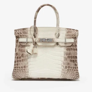 Best Replica Hermès Birkin 30 Niloticus Himalaya Blanc PHW - DLF