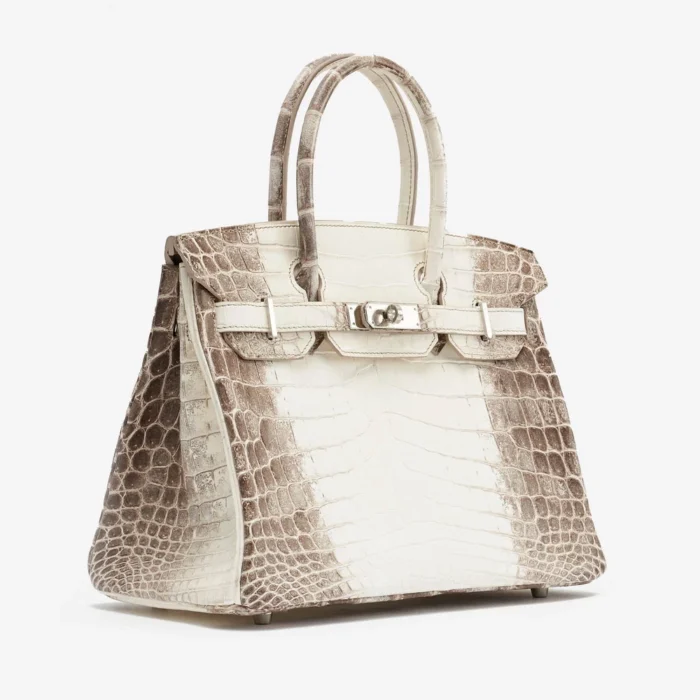 Best Replica Hermès Birkin 30 Niloticus Himalaya Blanc PHW - DLF - Image 4