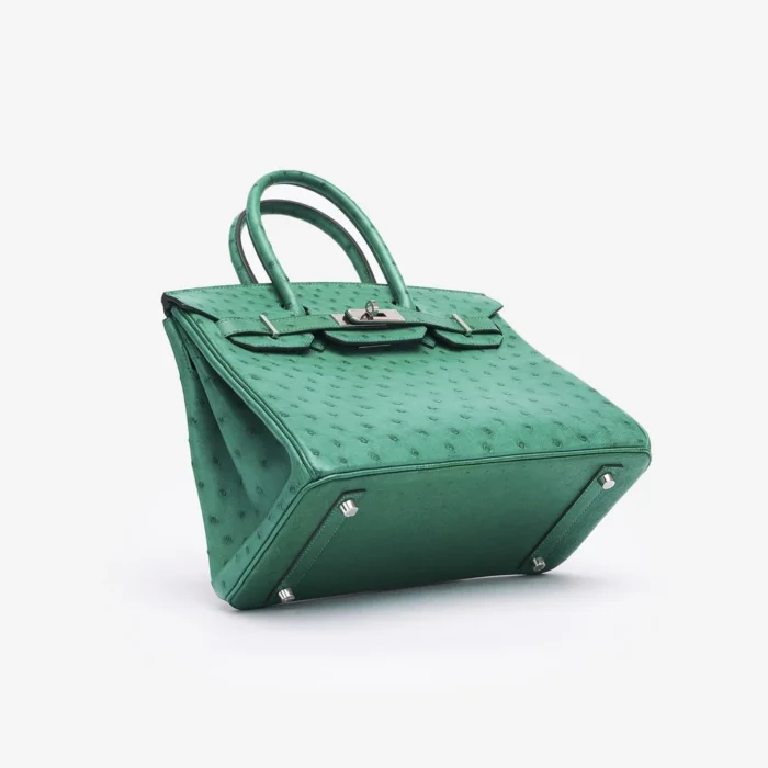 Best Replica Hermès Birkin 30 Ostrich Vert Vertigo PHW - DLF - Image 3