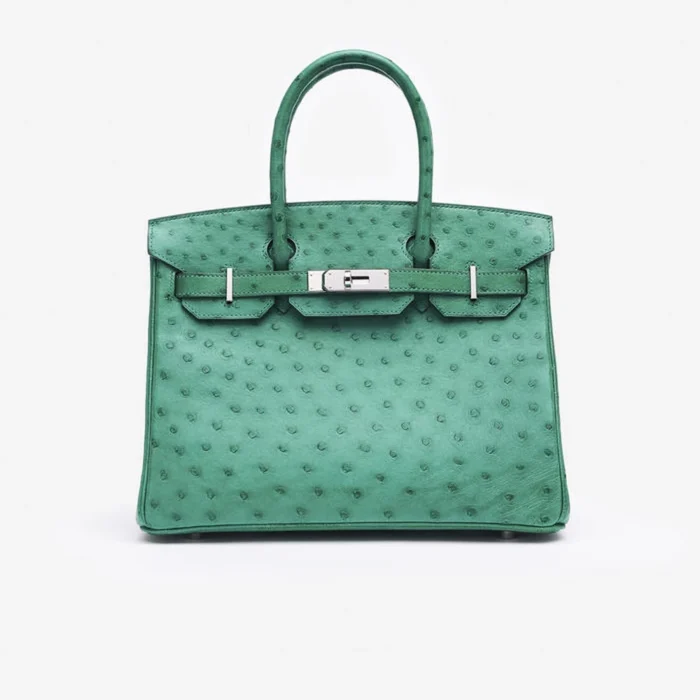 Best Replica Hermès Birkin 30 Ostrich Vert Vertigo - DLF