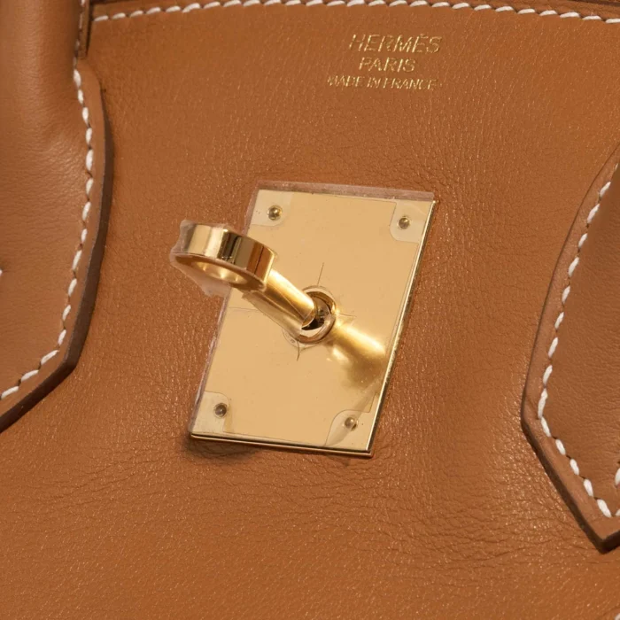 Best Replica Hermès Birkin 30 Swift Gold GHW - Replica Handbags - Image 6