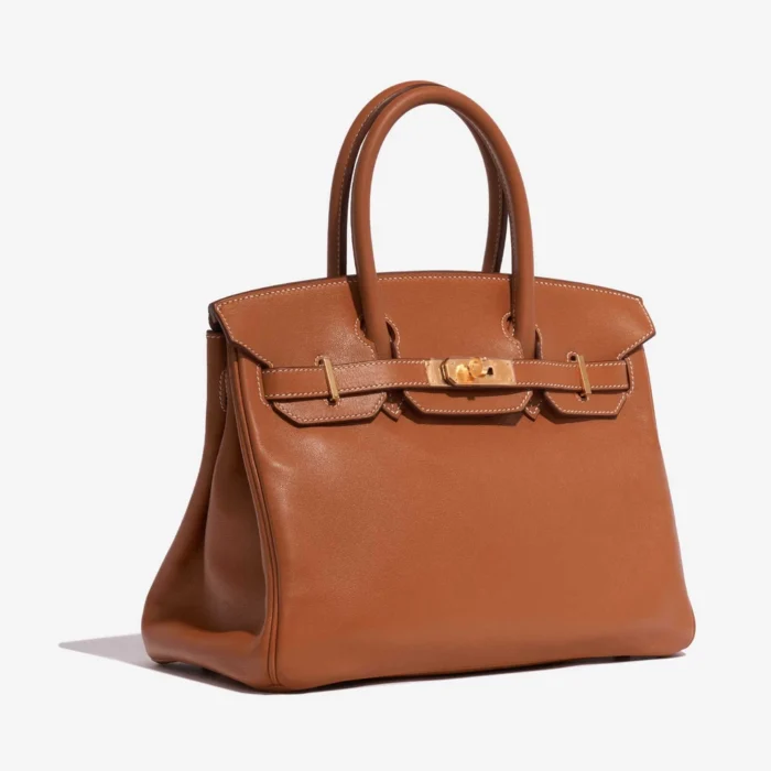 Best Replica Hermès Birkin 30 Swift Gold GHW - Replica Handbags - Image 4