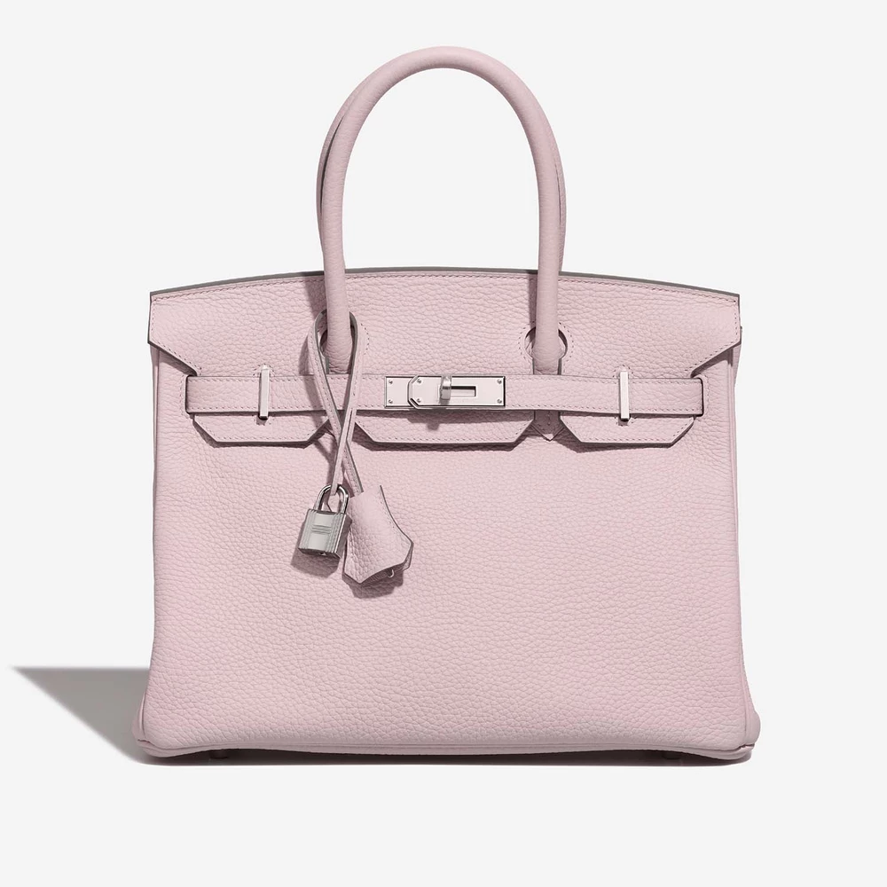 Best Replica Hermès Birkin 30 Taurillon Clemence Mauve Pale PHW