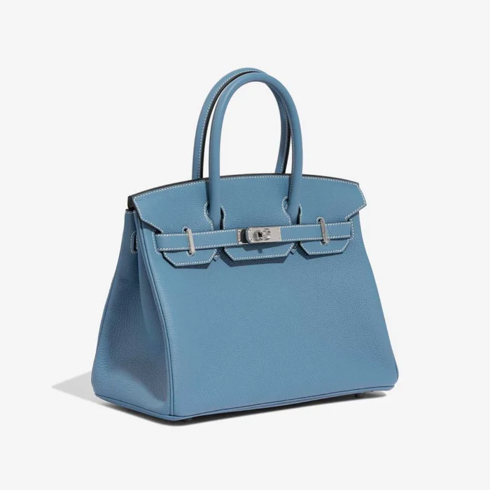 Best Replica Hermès Birkin 30 Togo Bleu Jean PHW - Replica Handbags - Image 4