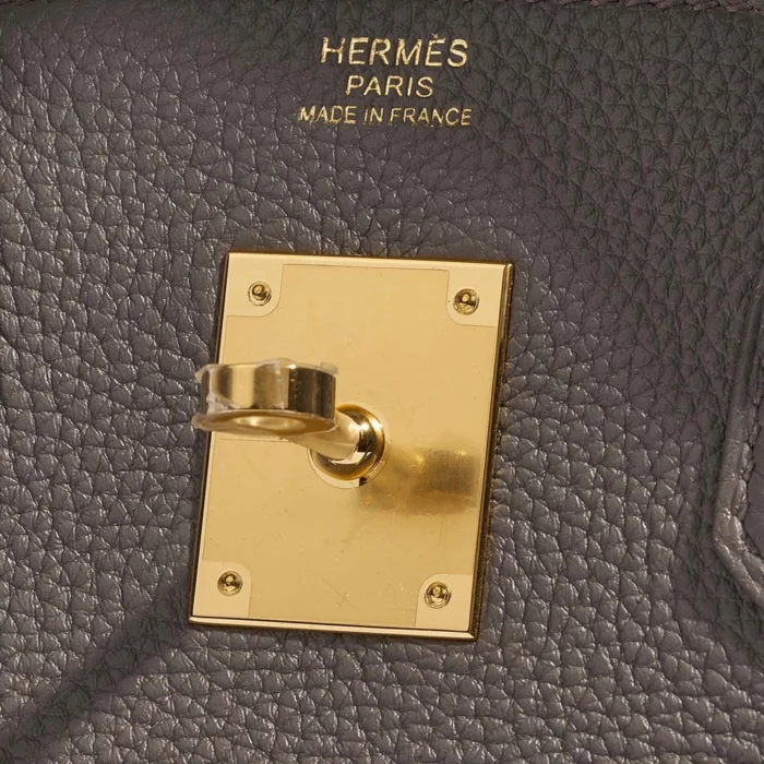 Best Replica Hermès Birkin 30 Togo Gris Etain GHW - Replica Handbags - Image 5